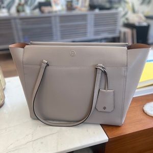 Tory Burch Large Leather Parker Tote Bag